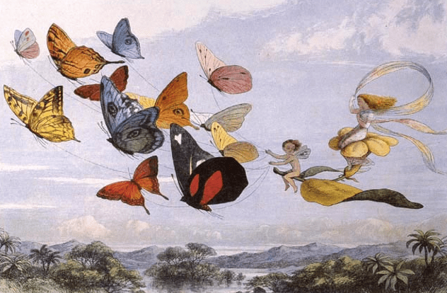 Richard Doyle, The Fairy Queen Takes an Airy Drive (1870)