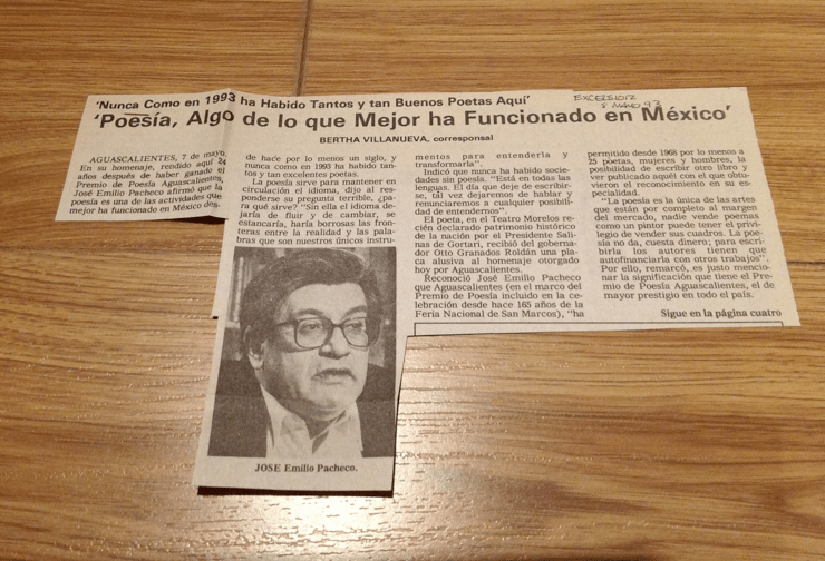 Nota: Excelsior 8/mayo/1993