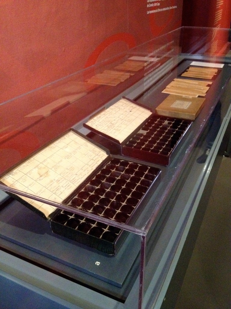 Las cajas de negativos