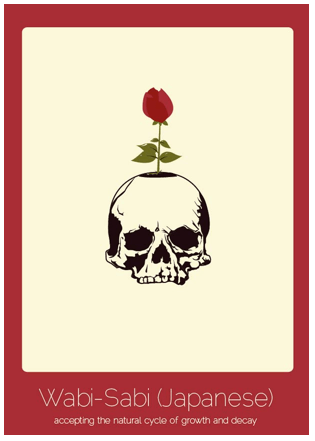 Wabi Sabi (japonés): El arte de aceptar el proceso natural de crecimiento y decadencia.