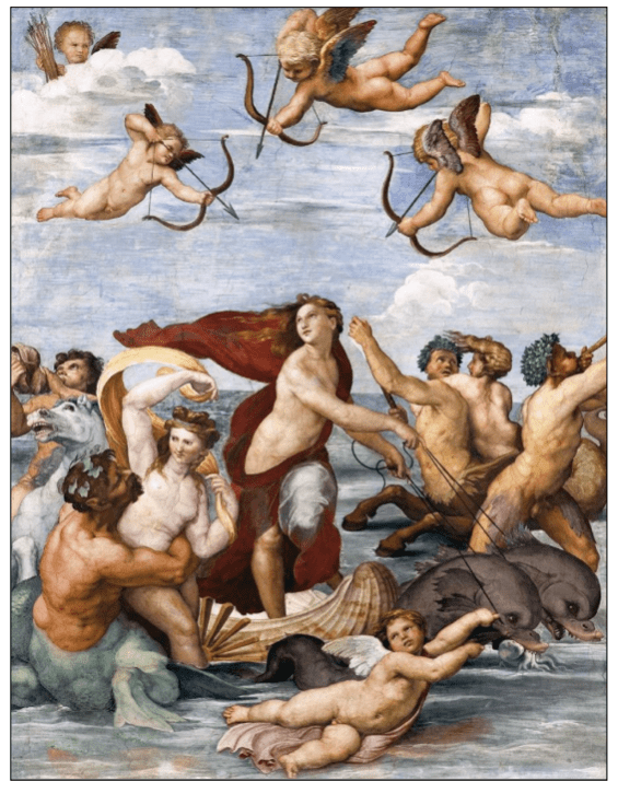 El triunfo de Galatea, de Rafael
