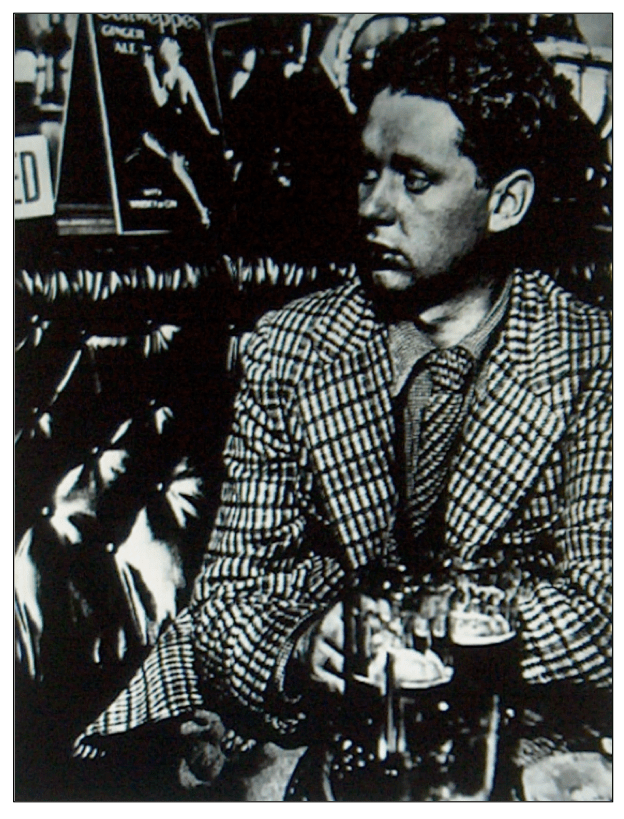 El poeta galés Dylan Thomas