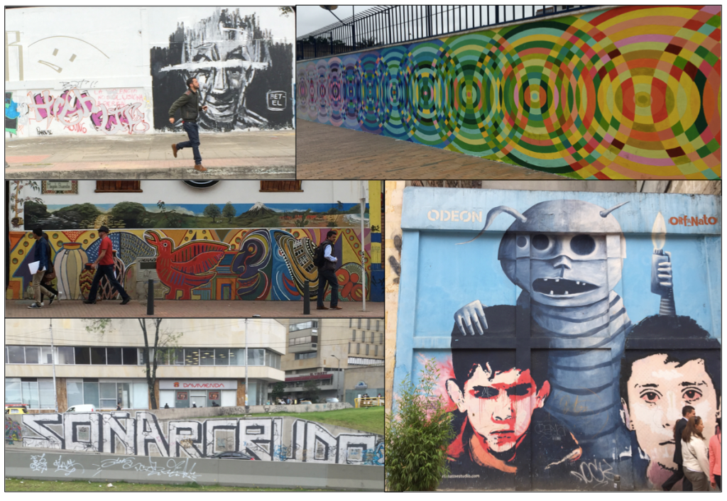 Graffiti en las calles de Bogotá. Foto: Julia Santibáñez
