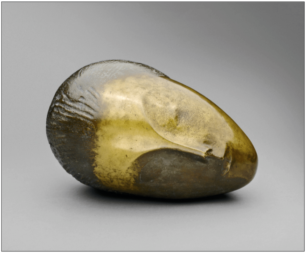 Escultura: La musa dormida, de Constantin Brancusi (sí, Borgeano querido, otra vez Brancusi)
