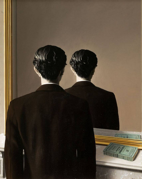 Imagen: René Magritte, "La Reproduction Interdite", 1937